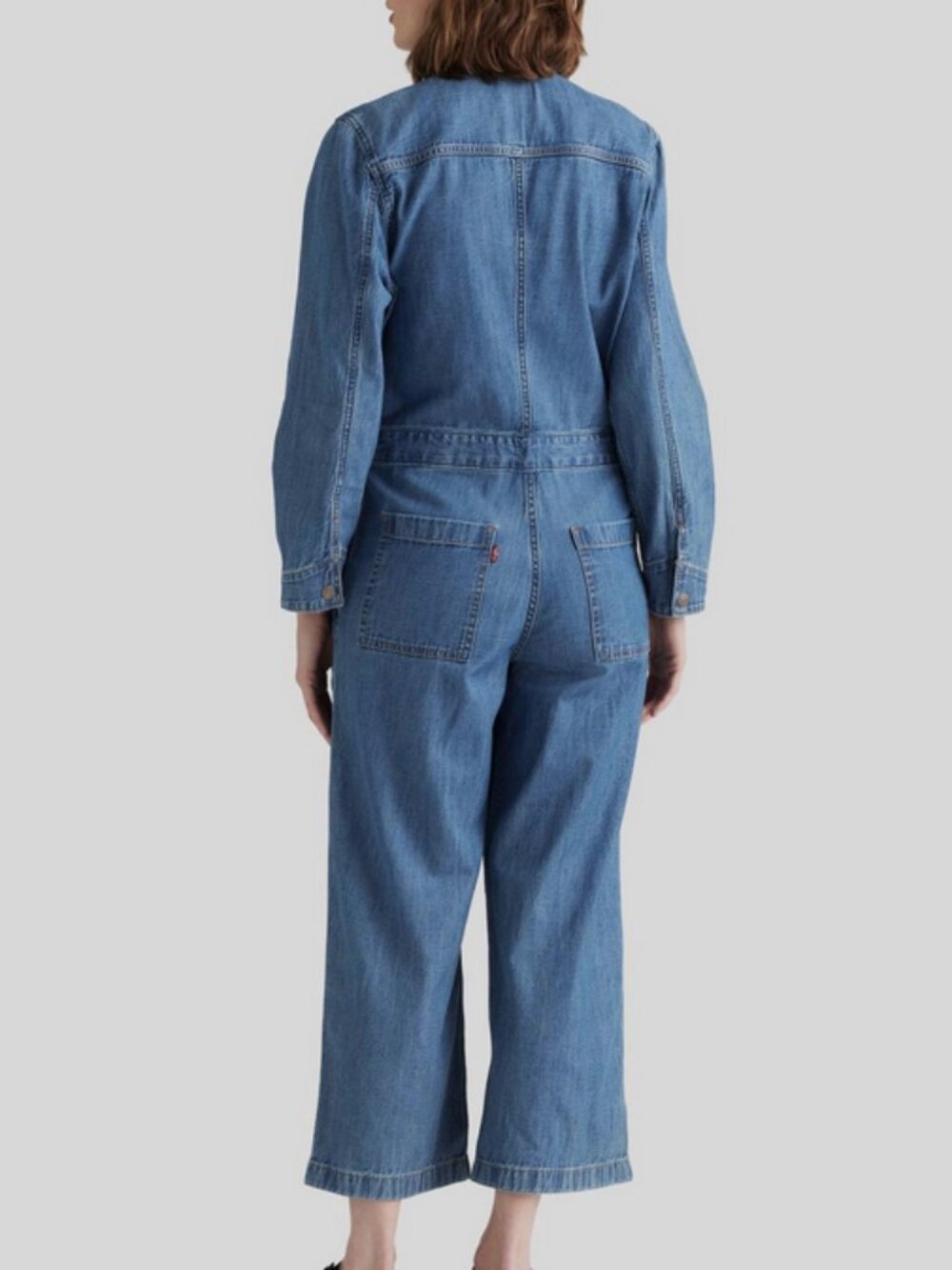 Levi's Women's Long Sleeve Heritage Jumpsuit - Playdate XS - Picture 3 of 4